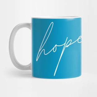 SheHopes HOPE diagonal Design Mug